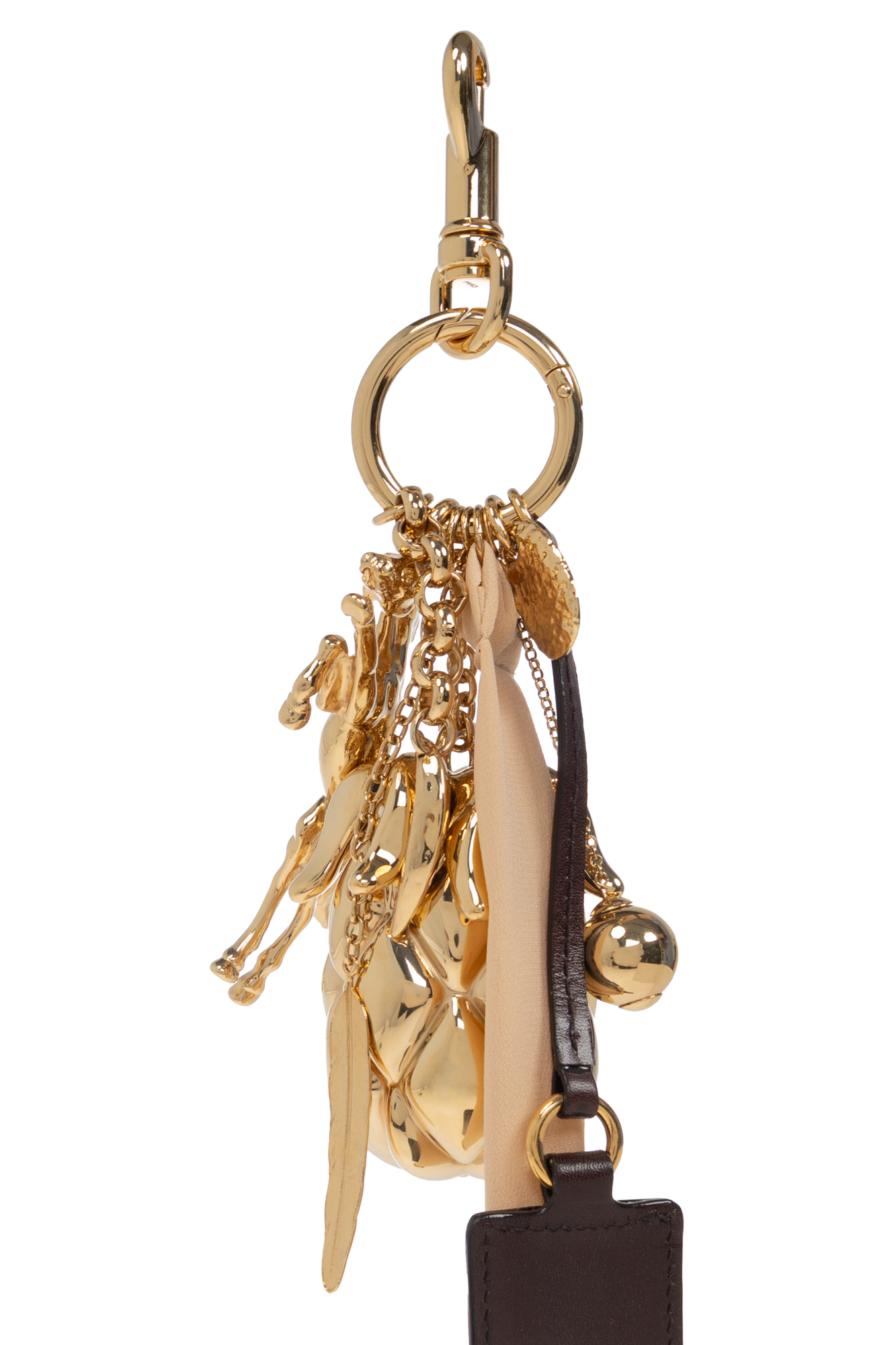 キーホルダー・キーリング CHLOE Woman Key chain Gold CH25UK163P69 9DA Chloé Keychain with charms | Women's Accessories | Vitkac